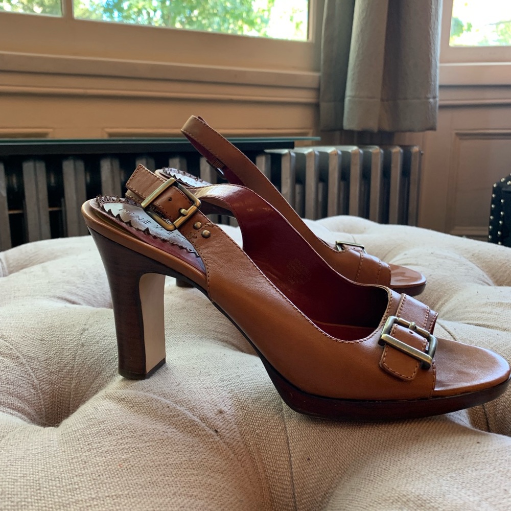 Nine West Jorel open toe sling backs